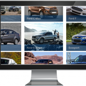 Giao diện Website kinh doanh Ôtô Tô Ford 2