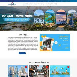 Giao Diện Website Kinh Doanh Tour Du Lịch 2