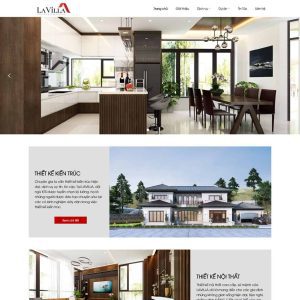 Giao Diện Website Công Ty Nội Thất Kiến Trúc