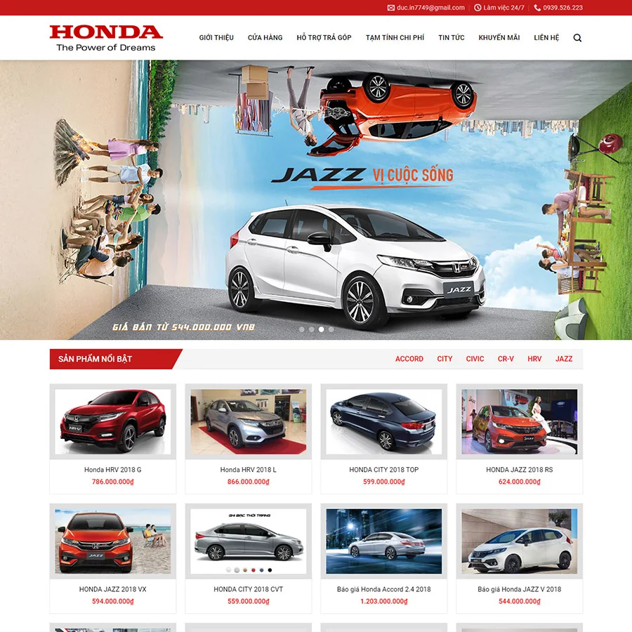 giaodienxeotohonda