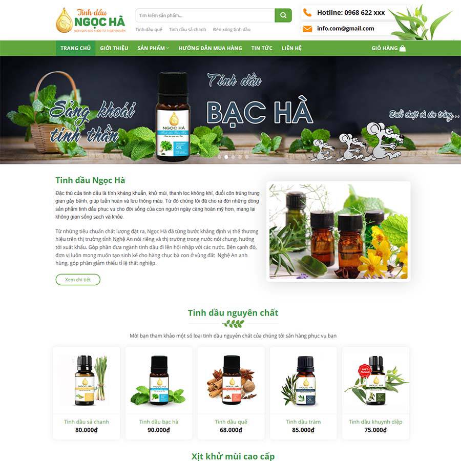 website kinh doanh tinh dau